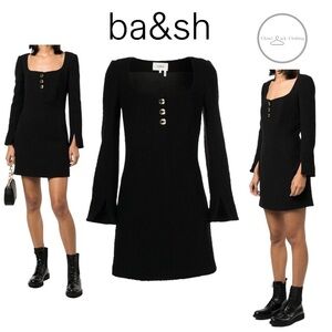 BA&SH Merveille square neck dress Size 2